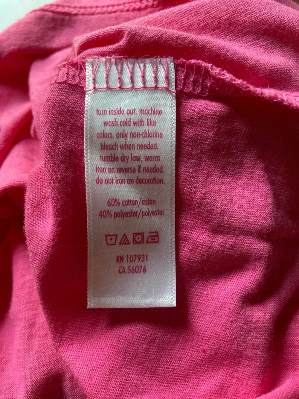 Justice Pink 'Happy Lucky' Graphic Tee